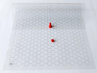 Transparent Grid Sheet A3 (42,0 x 29,7 cm) Hexagon 16 mm