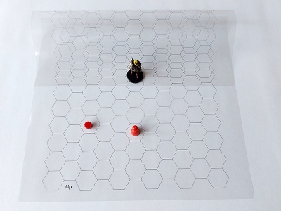 Transparent Grid Sheet A3 (42,0 x 29,7 cm) Hexagon 1 Inch