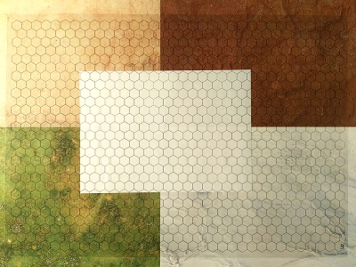 Rasterfolie transparent A3 (42,0 x 29,7 cm) Hexagon 12 mm