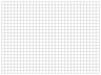 Transparent Grid Sheet A1 (84,1 x 59,4 cm) Quadratic 1 Inch