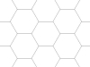 Transparent Grid Sheet 24x30 Inch, Hexagon 1 Inch