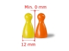 10 Magnet-Kegel, in verschiedenen Farben nach Wahl, 12 x 24 mm