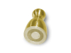 Goldfarbener Magnet-Kegel (Messing) 12 x 24 mm