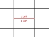 Transparent Grid Sheet A3 (42,0 x 29,7 cm) Quadratic 1 Inch