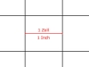 Transparent Grid Sheet A1 (84,1 x 59,4 cm) Quadratic 1 Inch